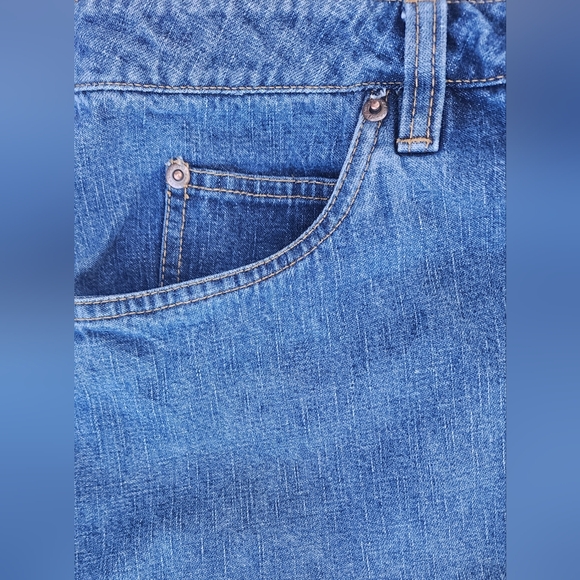 Old Navy Woman's Vintage/Y2K Blue Denim Maxi Skirt - Picture 5 of 8